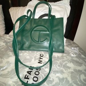 Medium Dark Olive Green Telfar Bag